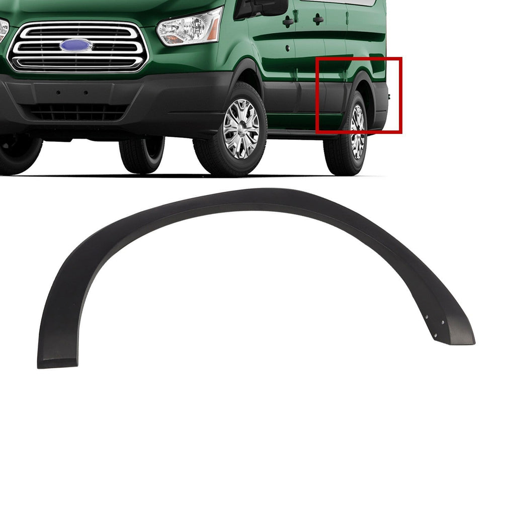 2015-2019 Ford Transit 150-350HD Left Rear Wheel Arch Flare Molding Trim
