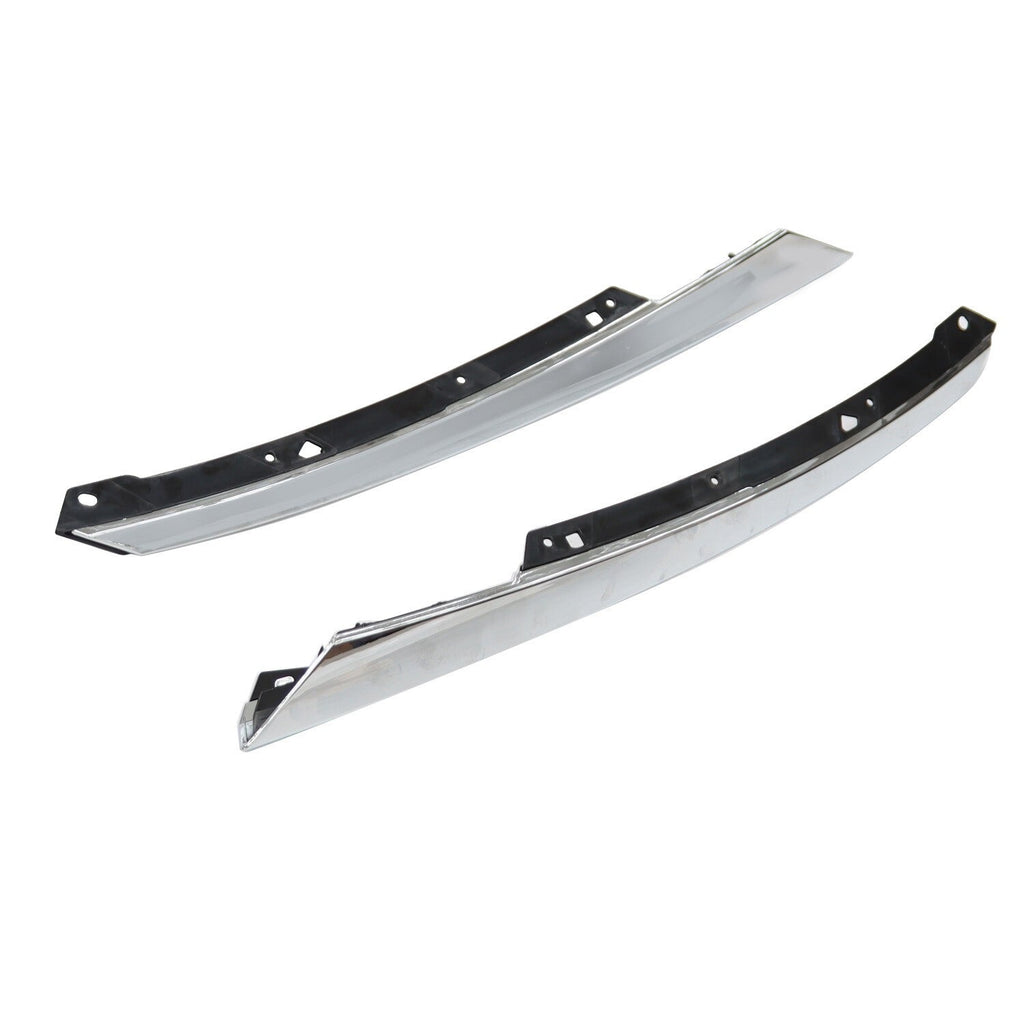 2016-2018 Honda Civic Chrome Headlight Eyelid Grille Molding Trim LH+RH