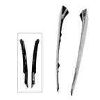 2016-2018 Honda Civic Chrome Headlight Eyelid Grille Molding Trim LH+RH