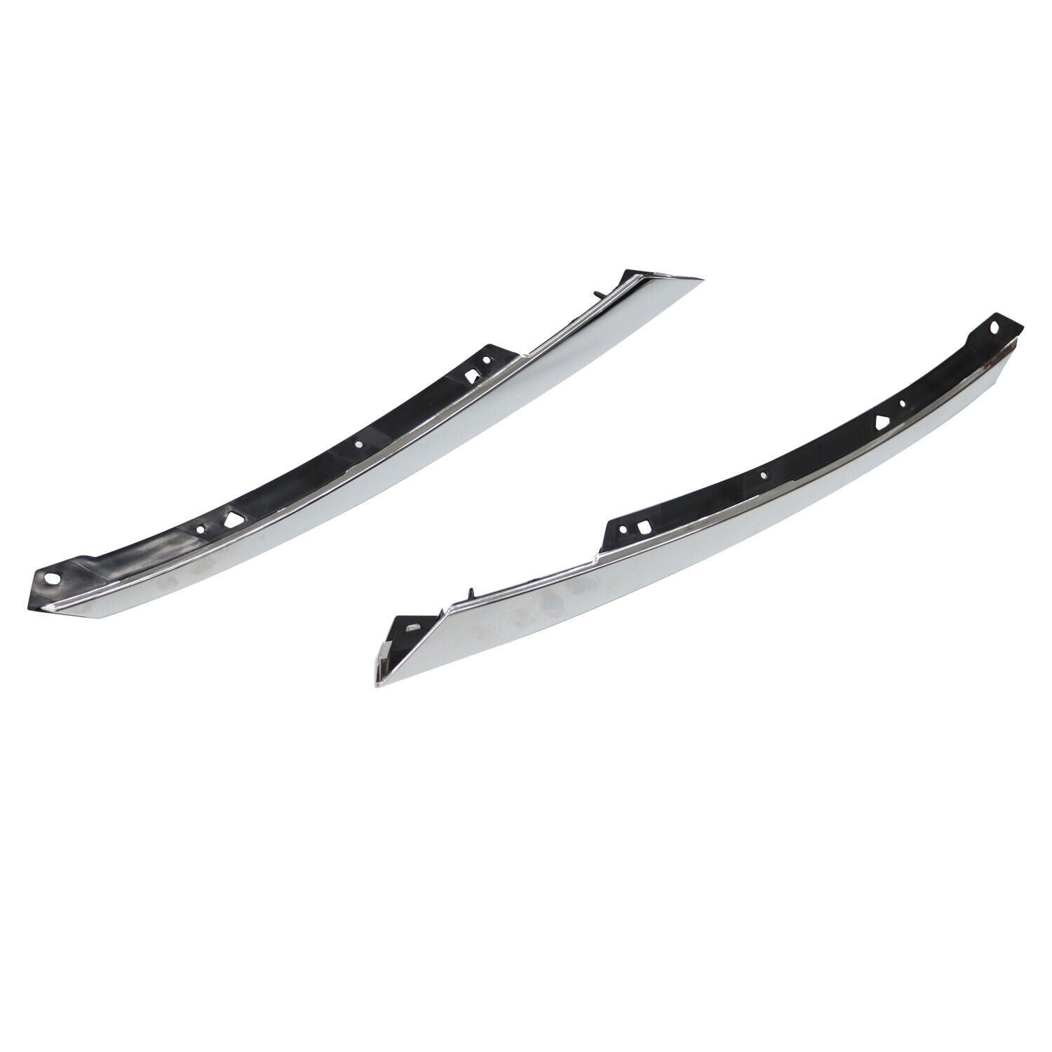 2016-2018 Honda Civic Chrome Headlight Eyelid Grille Molding Trim LH+RH