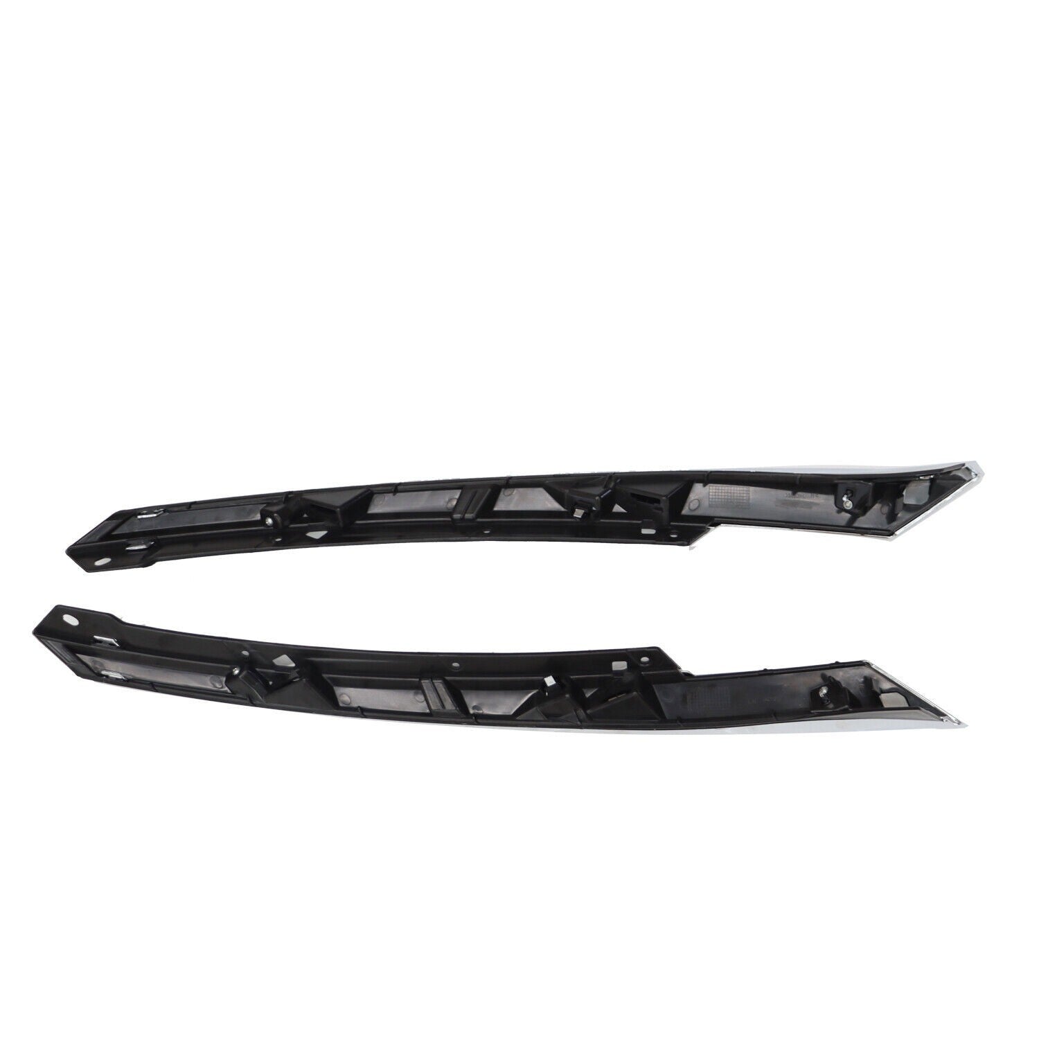 2016-2018 Honda Civic Chrome Headlight Eyelid Grille Molding Trim LH+RH