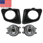2014-2021 Toyota Tundra Black Clear Lens Bumper Fog Light Lamp Driving 14-21