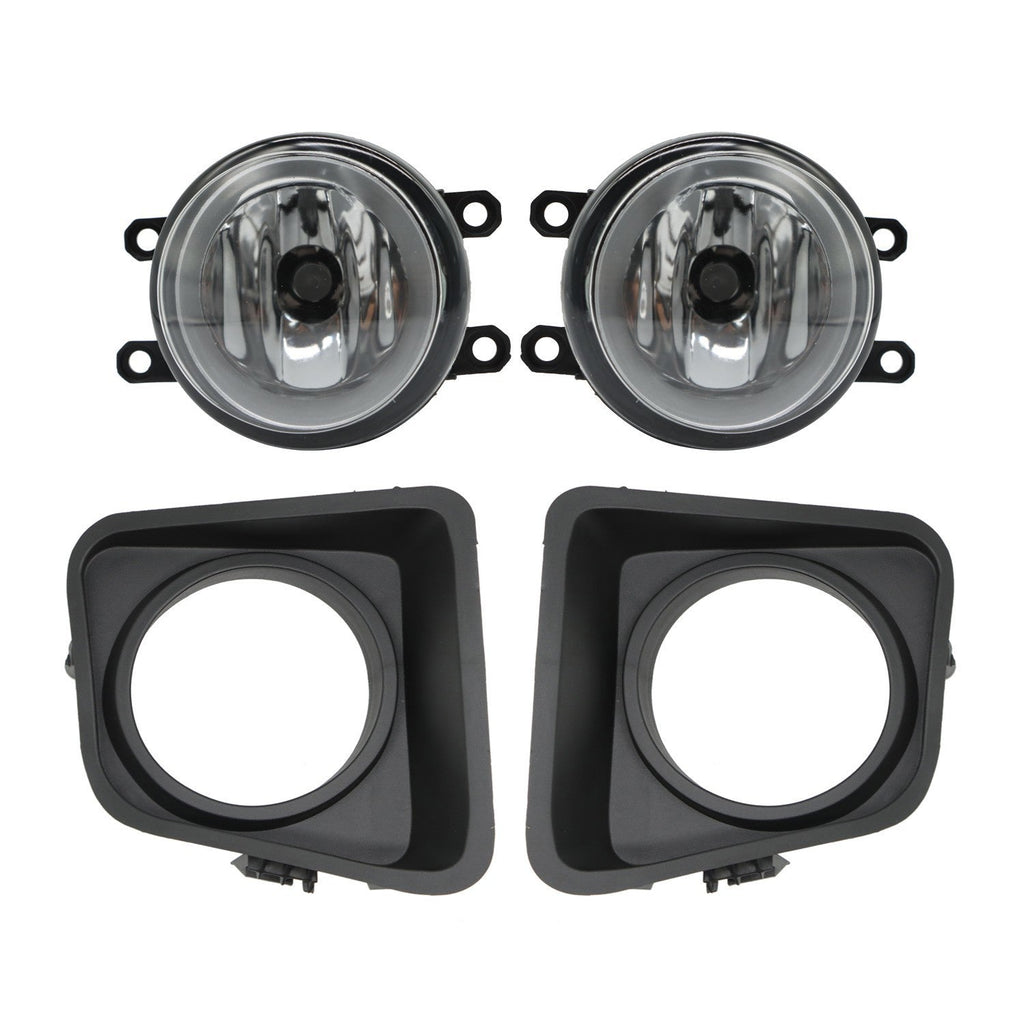 2014-2021 Toyota Tundra Black Clear Lens Bumper Fog Light Lamp Driving 14-21