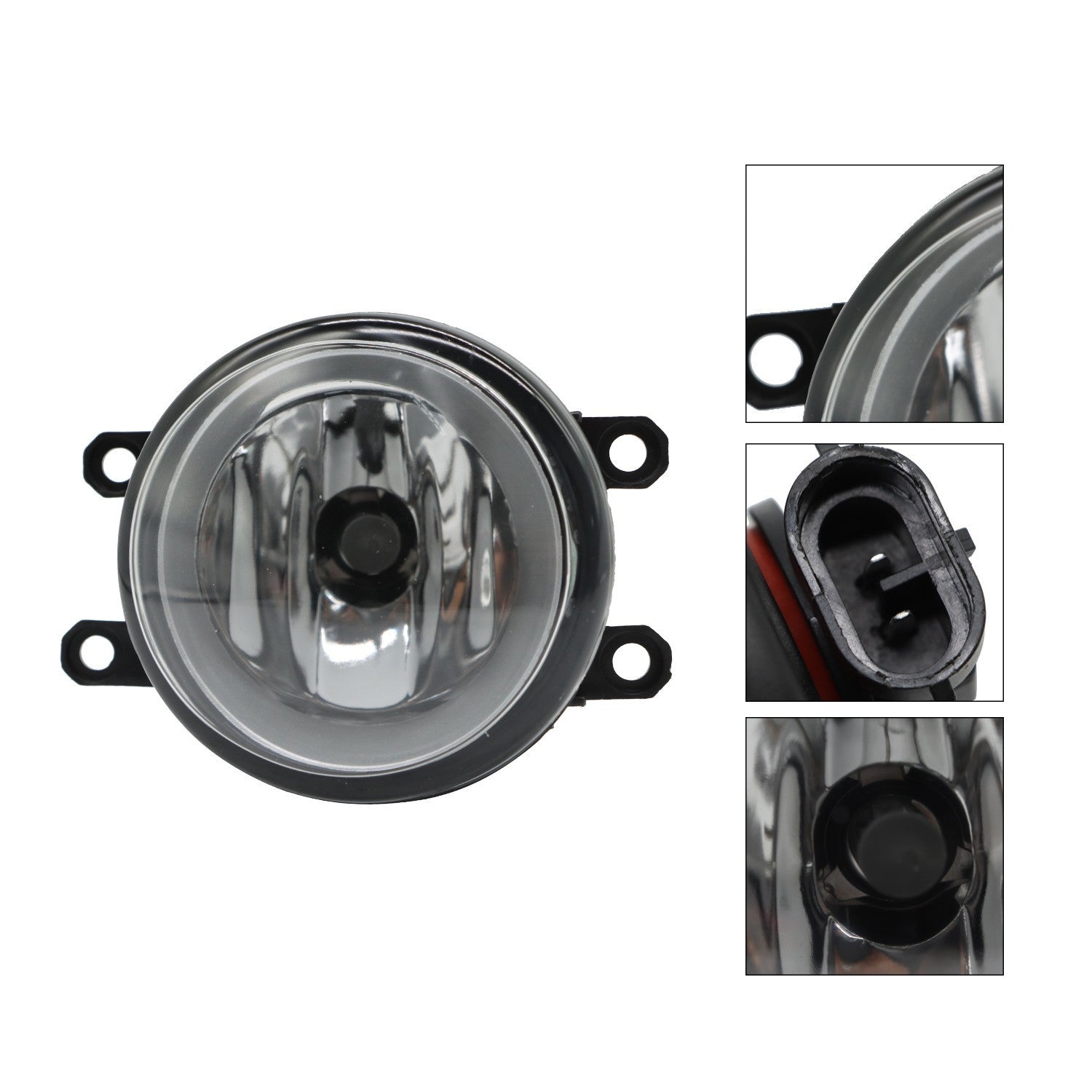 2014-2021 Toyota Tundra Black Clear Lens Bumper Fog Light Lamp Driving 14-21