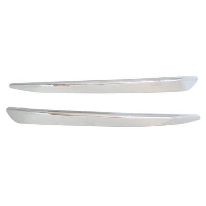 2015-20 Chevy Tahoe Suburban Front Left Right Chrome Bumper Trim Molding