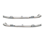 2015-20 Chevy Tahoe Suburban Front Left Right Chrome Bumper Trim Molding
