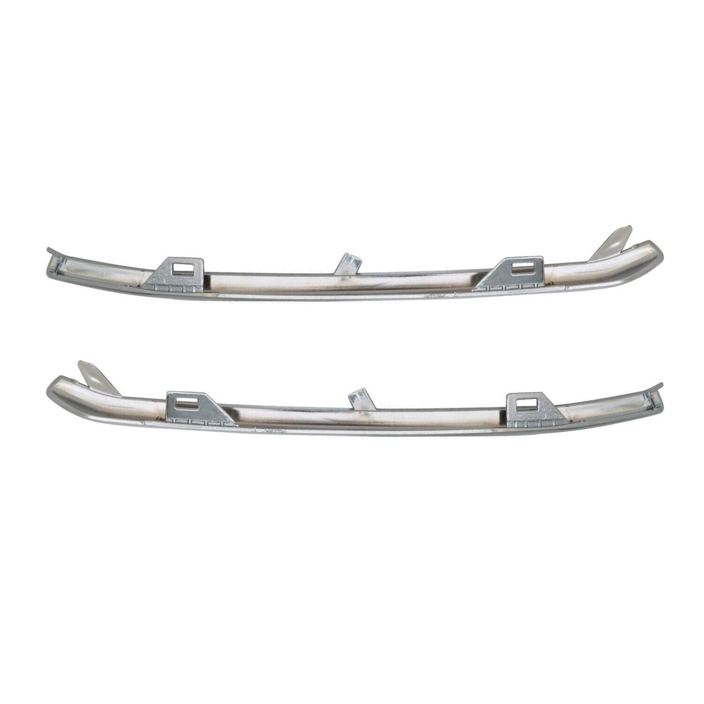 2015-20 Chevy Tahoe Suburban Front Left Right Chrome Bumper Trim Molding