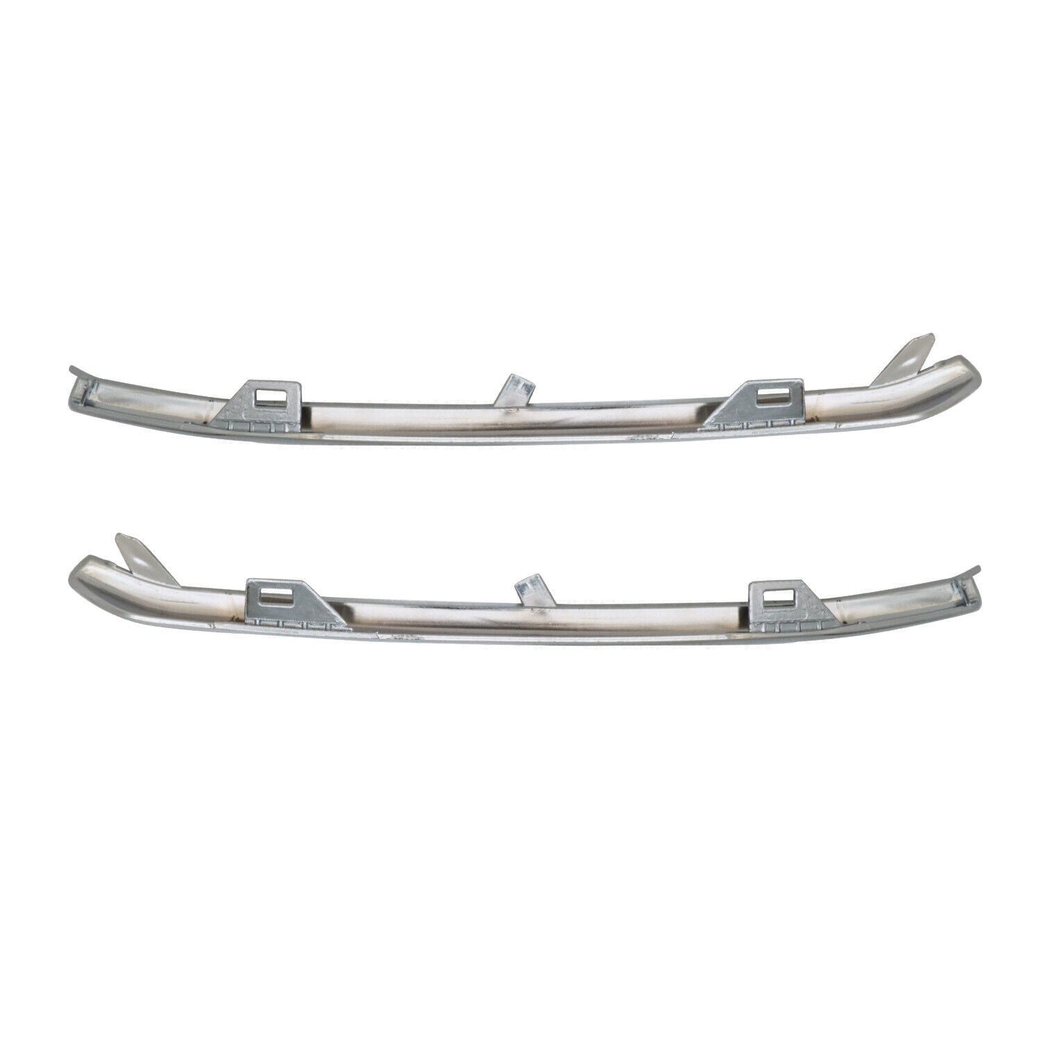 2015-20 Chevy Tahoe Suburban Front Left Right Chrome Bumper Trim Molding
