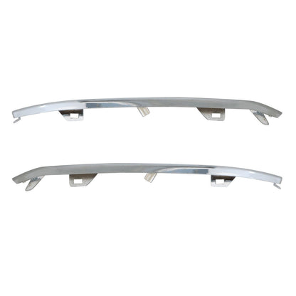 2015-20 Chevy Tahoe Suburban Front Left Right Chrome Bumper Trim Molding