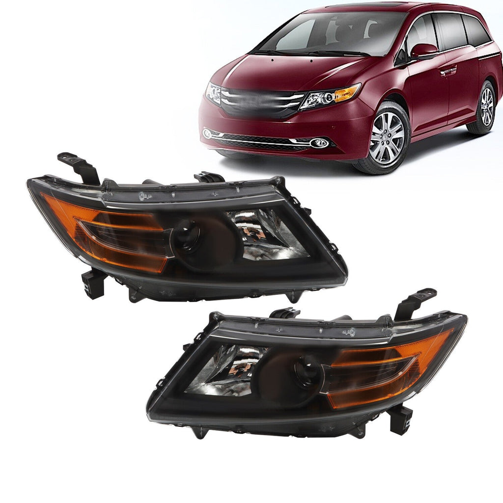 2011-2017 Honda Odyssey Headlights Pair Left & Right Side Replacement