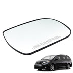 2011-2014 Toyota Sienna Heated Passenger Side Mirror Glass Replacement