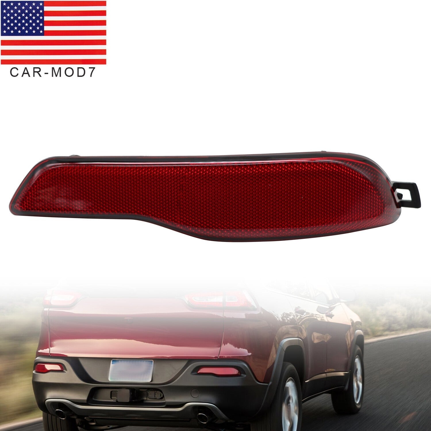 2014-18 Jeep Cherokee Right Rear Bumper Light Case Reflector Passenger Side