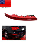 2006-2015 Audi Q7 Left Rear Bumper Tail Light Red Lens with Bulbs