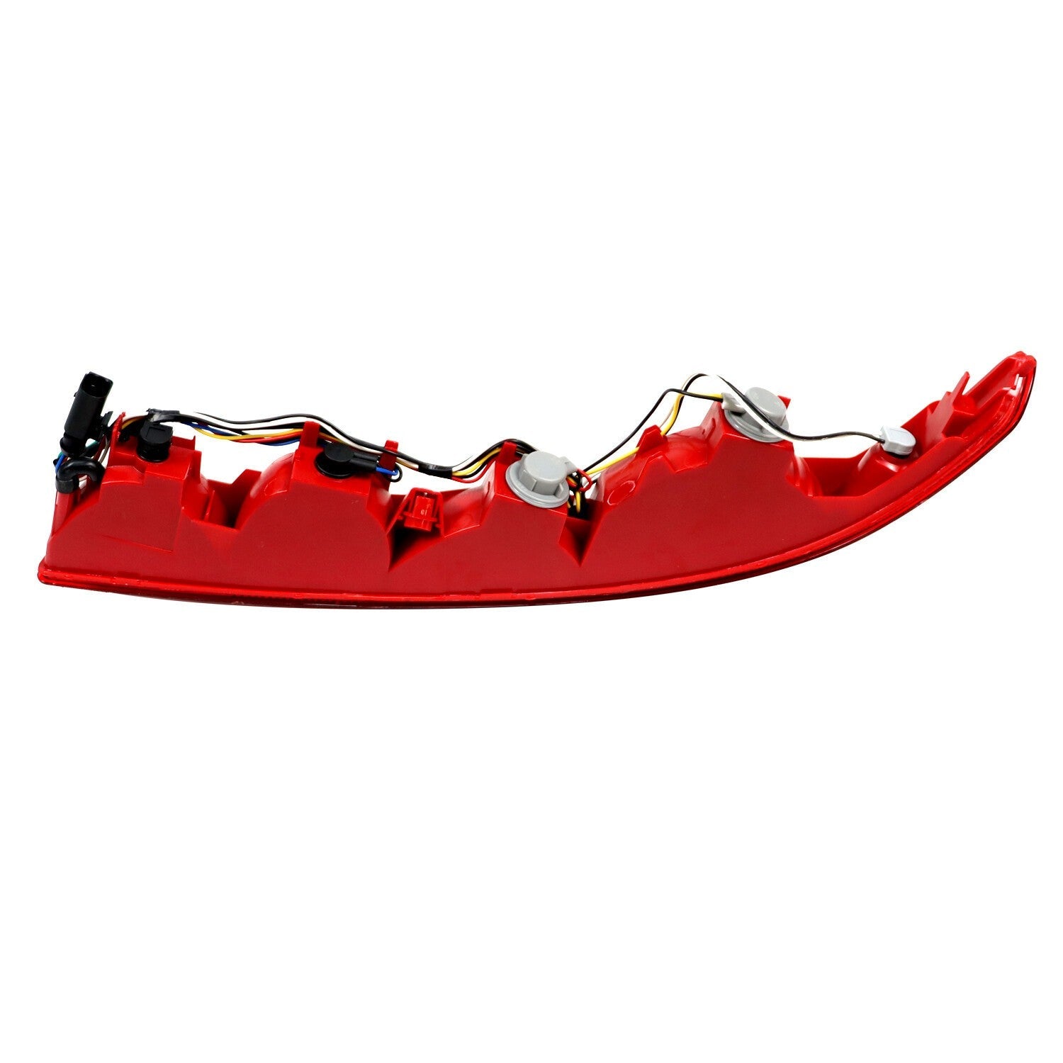 2006-2015 Audi Q7 Left Rear Bumper Tail Light Red Lens with Bulbs