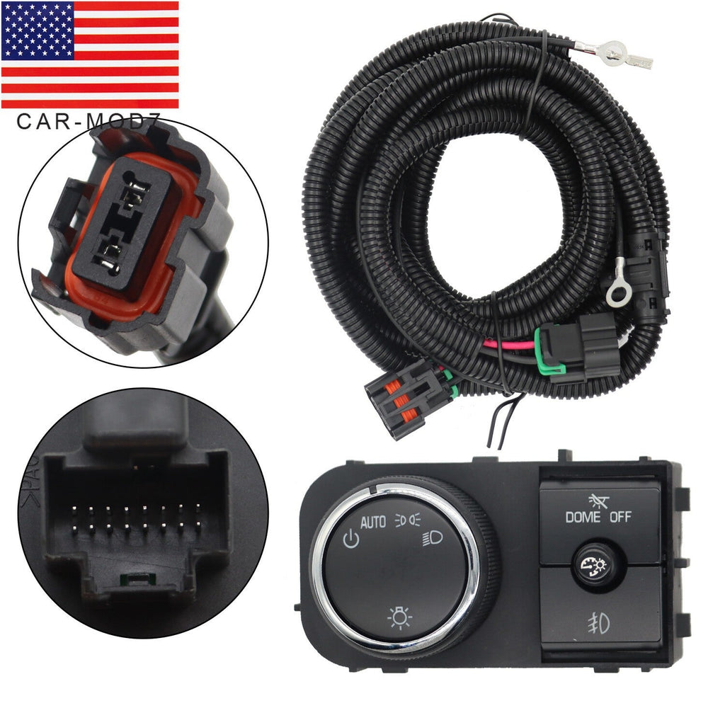 2007-2014 Chevy Silverado 3500 HD Fog Light Wiring Harness with Switch