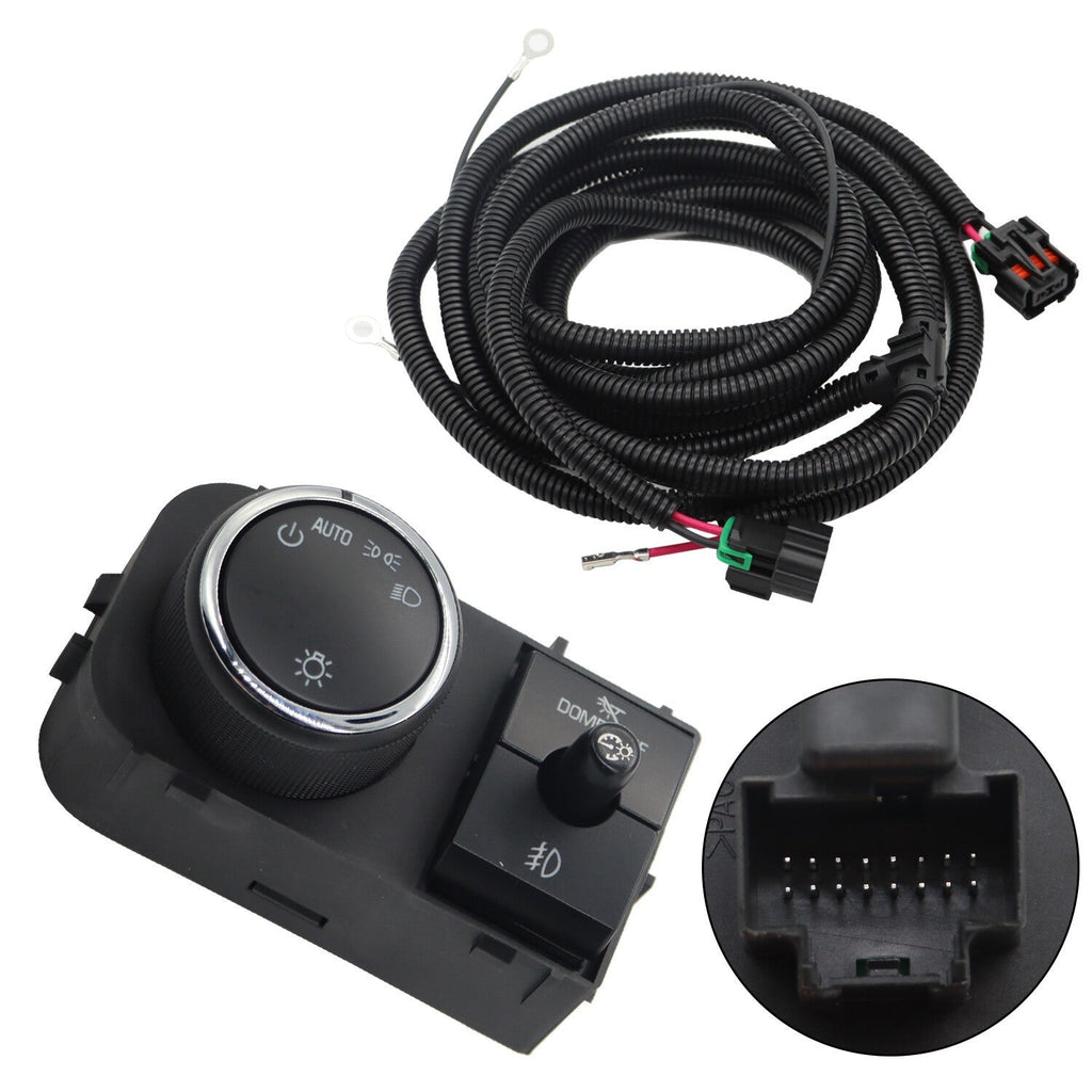 2007-2014 Chevy Silverado 3500 HD Fog Light Wiring Harness with Switch