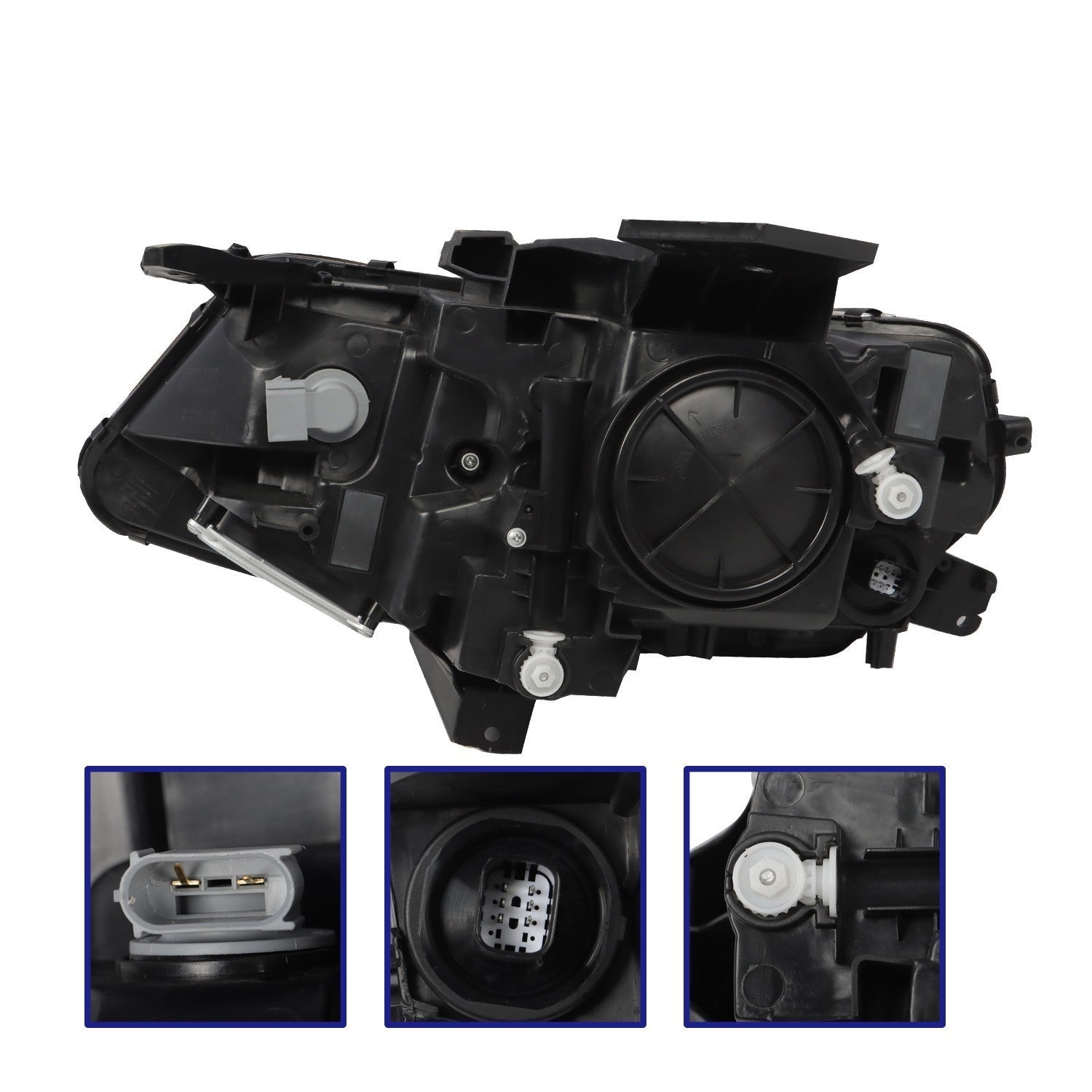 2016-2018 Chevy Camaro Halogen Projector Headlights w/ LED DRL Switchback
