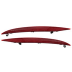 2016-2023 Tesla Model X Rear Bumper Reflector Light Cover Red Left & Right 2pcs