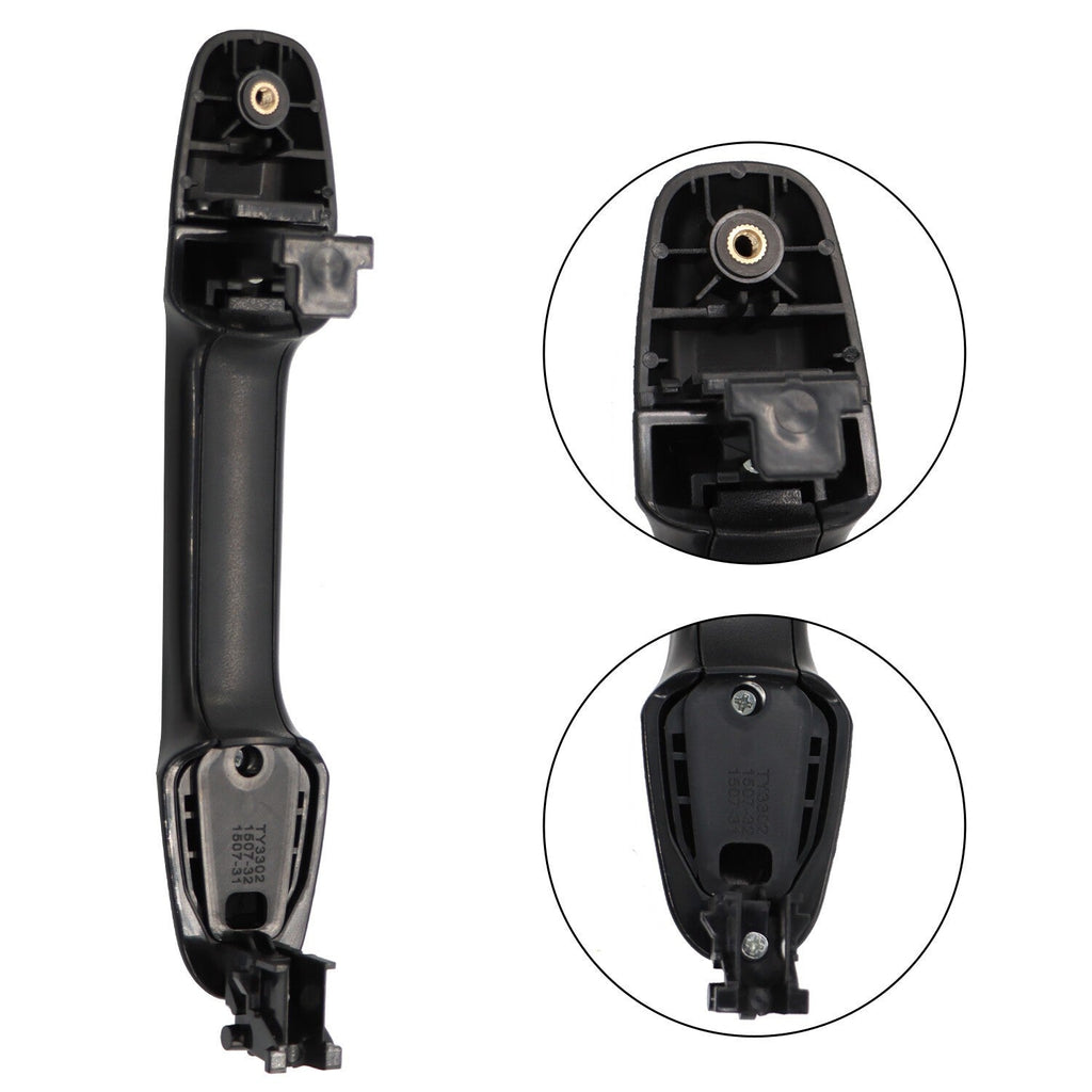 2012-2017 Toyota Camry Black Rear Left or Right Outer Door Handle Exterior