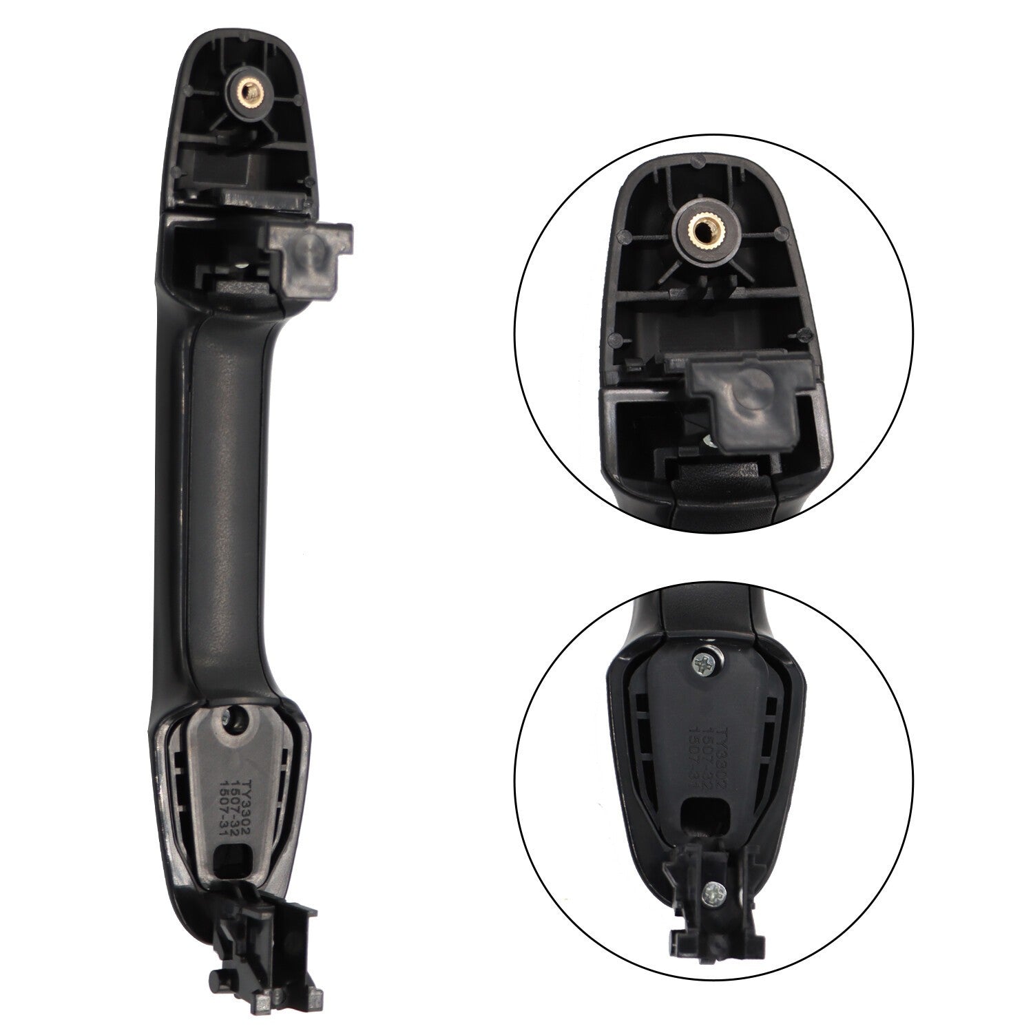 2012-2017 Toyota Camry Black Rear Left or Right Outer Door Handle Exterior