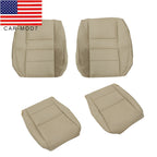 2008-2012 Honda Accord Tan Leather Seat Covers Driver & Passenger Bottom Set