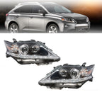 2013-2015 Lexus RX350 RX450H Black HID Headlights LED DRL Right & Left Side