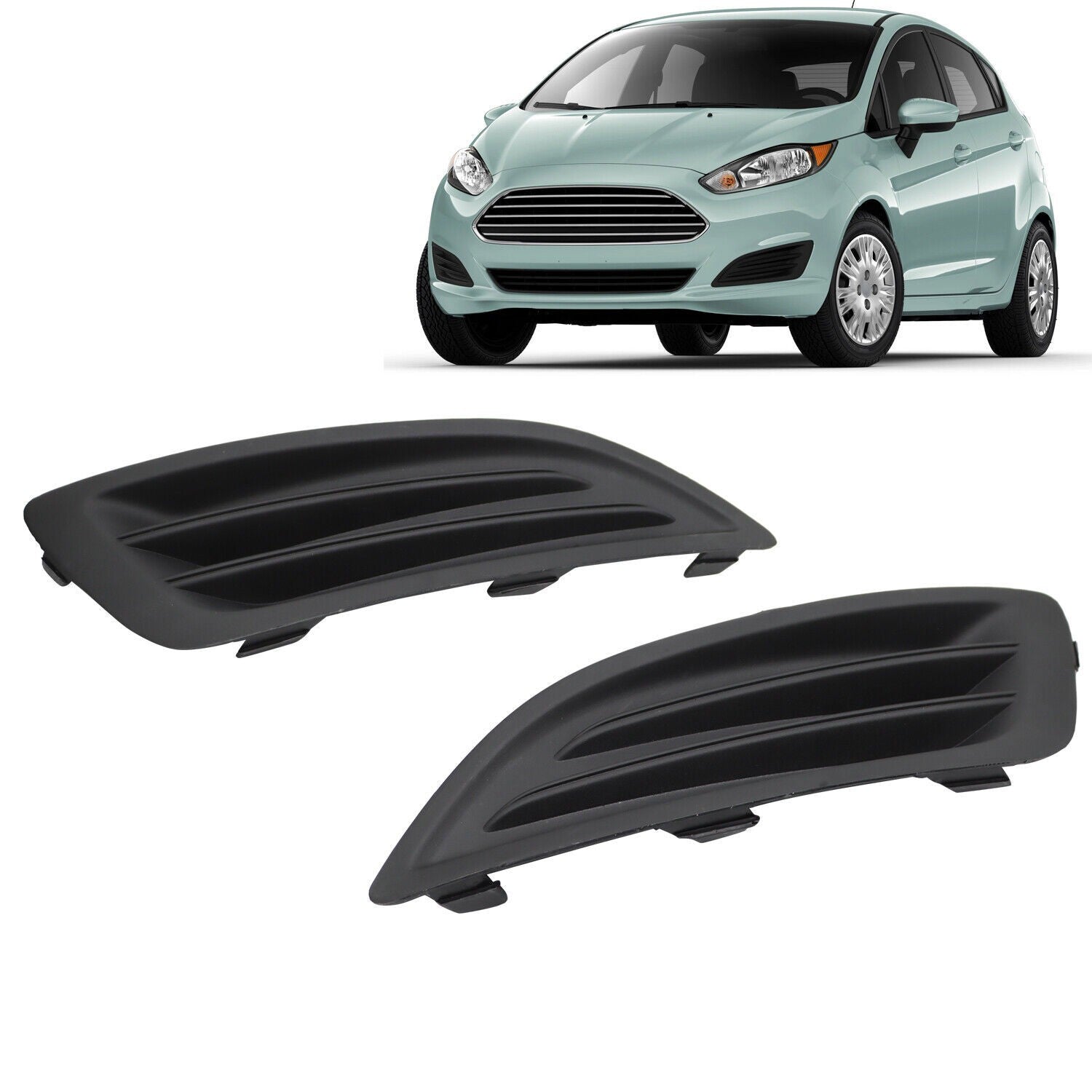 2014-2019 Ford Fiesta Fog Light Covers Left & Right Side Replacement