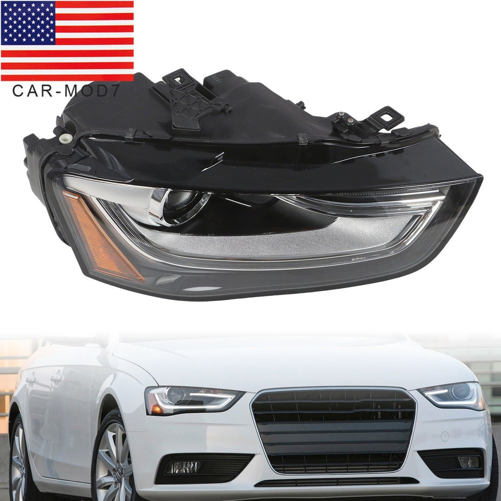 2013-2016 Audi A4 Passenger HID Xenon Projector Headlight Non-AFS Side