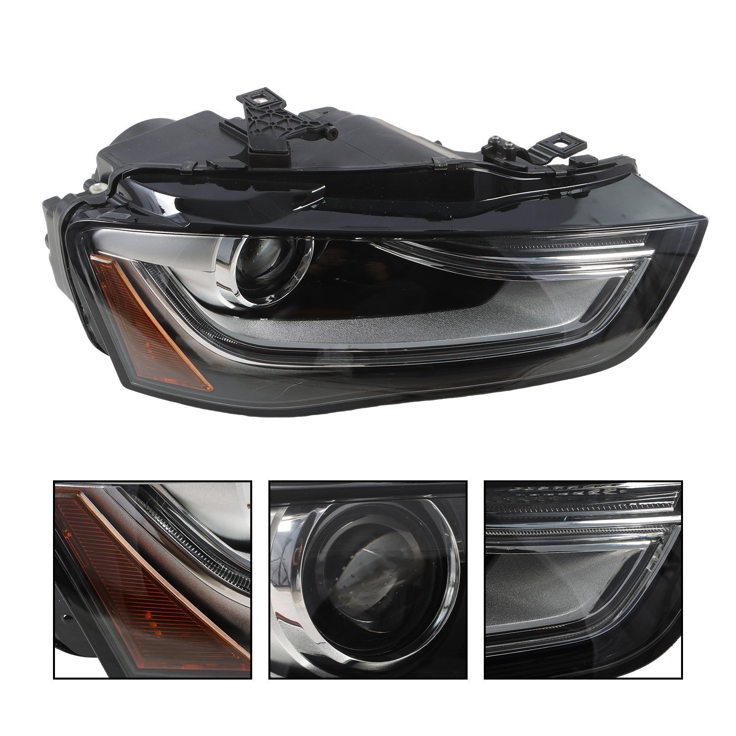 2013-2016 Audi A4 Passenger HID Xenon Projector Headlight Non-AFS Side