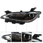 2015-2017 Chrysler 200 Halogen Projector Headlights Pair Without LED DRL
