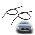 2009-2013 Toyota Corolla Roof Drip Molding Trim Left & Right Black 2PCS