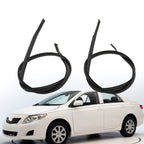 2009-2013 Toyota Corolla Roof Drip Molding Trim Left & Right Black 2PCS