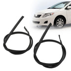 2009-2013 Toyota Corolla Roof Drip Molding Trim Left & Right Black 2PCS