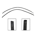 2009-2013 Toyota Corolla Roof Drip Molding Trim Left & Right Black 2PCS