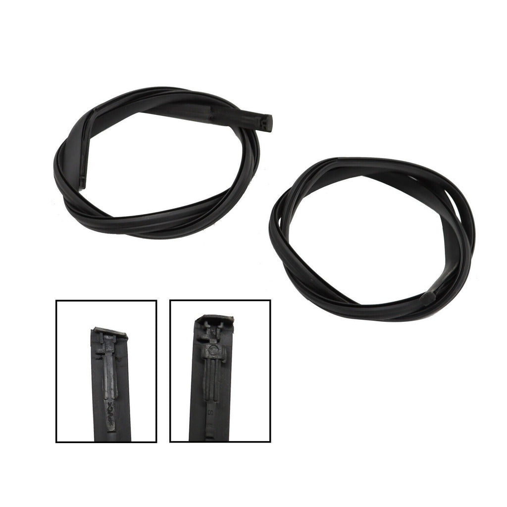 2009-2013 Toyota Corolla Roof Drip Molding Trim Left & Right Black 2PCS