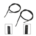 2009-2013 Toyota Corolla Roof Drip Molding Trim Left & Right Black 2PCS