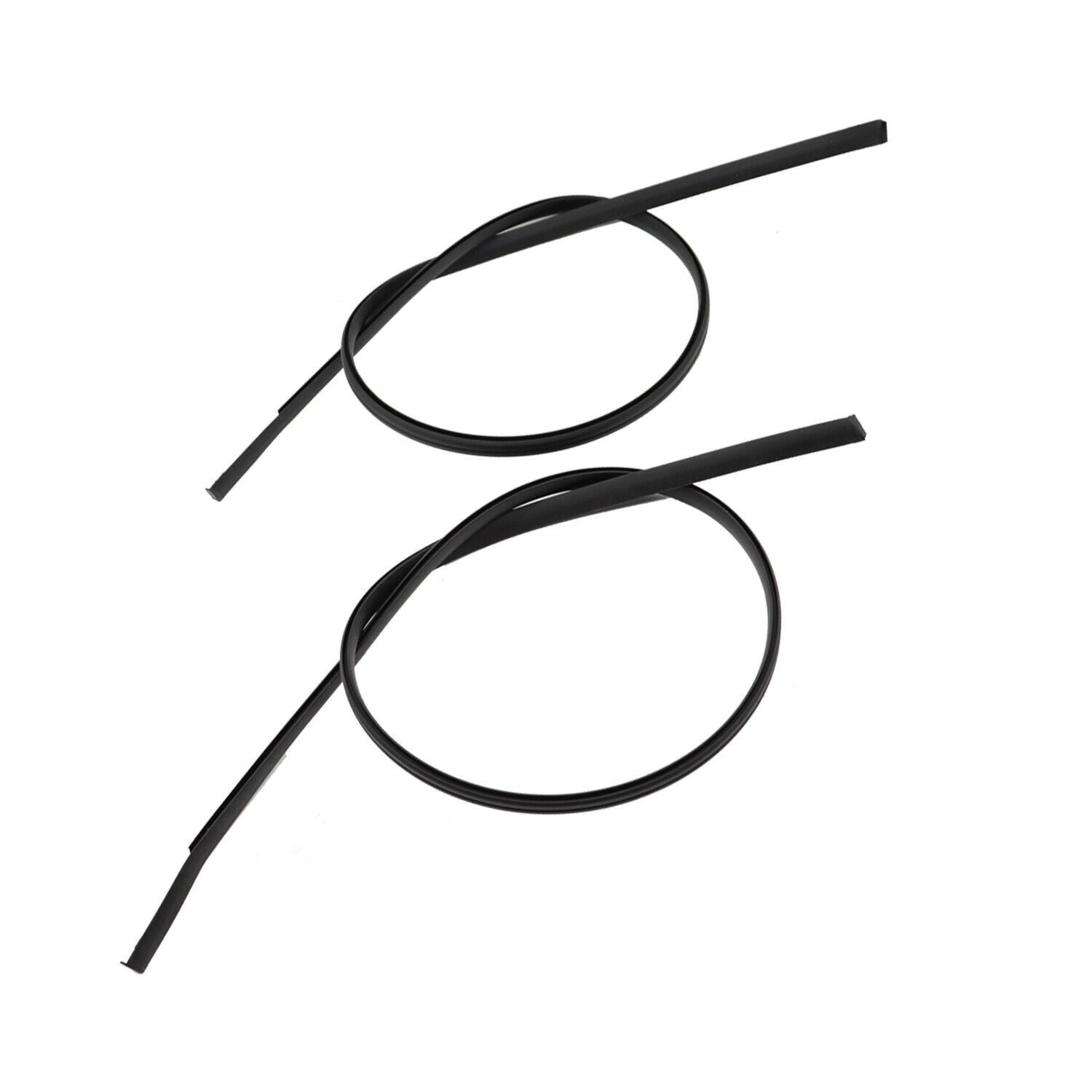 2009-2013 Toyota Corolla Roof Drip Molding Trim Left & Right Black 2PCS