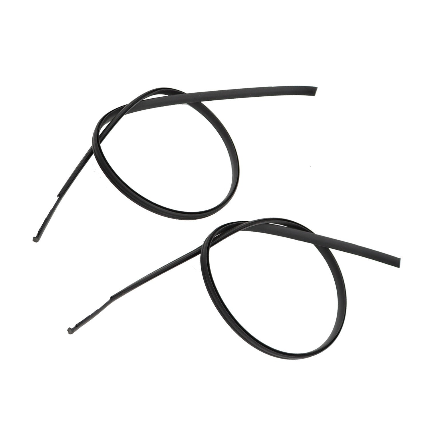 2009-2013 Toyota Corolla Roof Drip Molding Trim Left & Right Black 2PCS