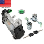 2003-2005 Honda Civic Ignition Switch Door Lock Cylinder with Keys Complete Set
