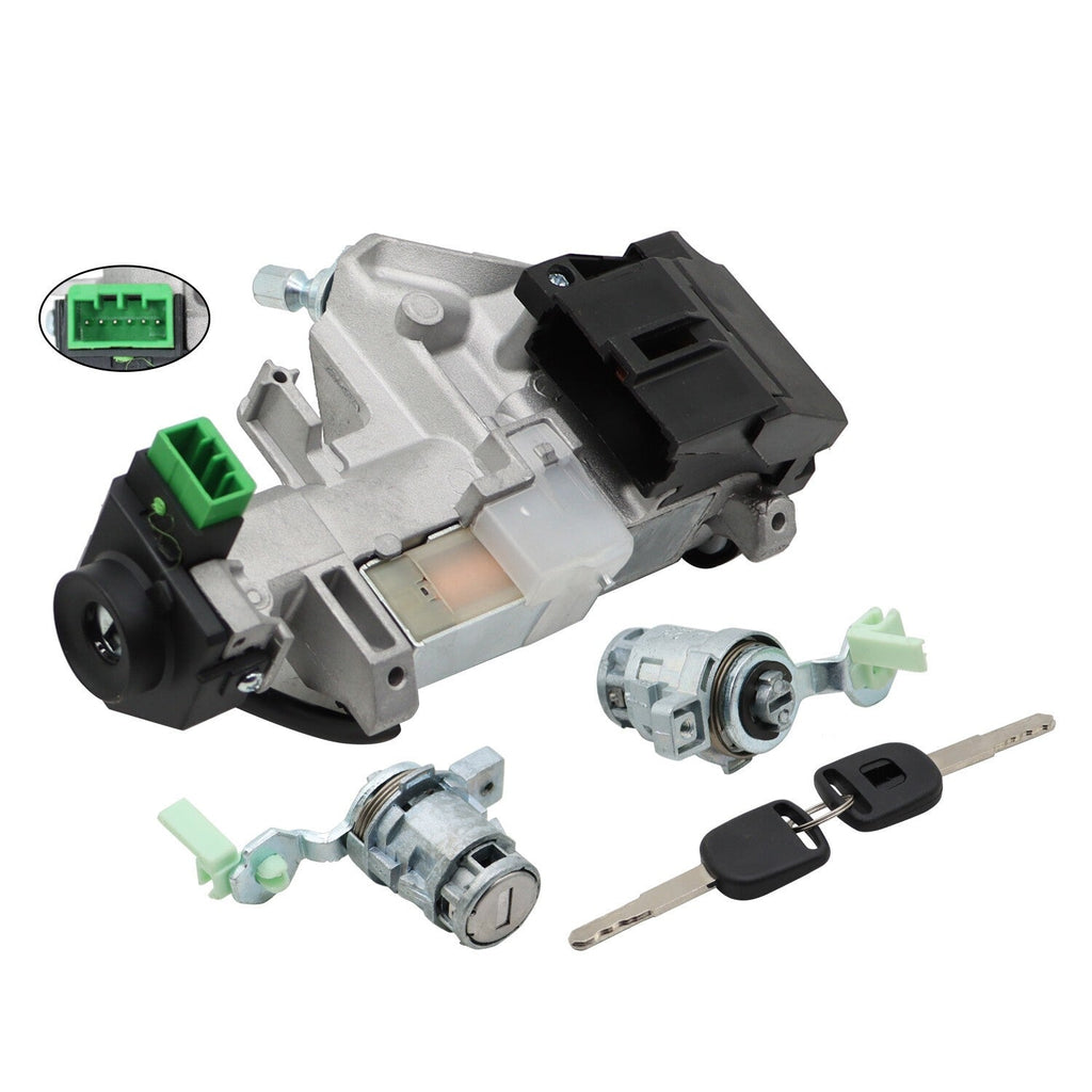 2003-2005 Honda Civic Ignition Switch Door Lock Cylinder with Keys Complete Set