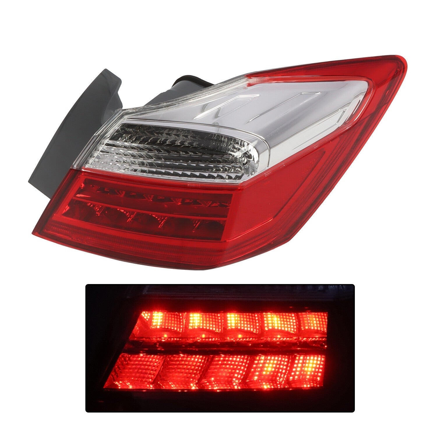 2013-2015 Honda Accord EX-L Touring LED Tail Light Left & Right Sedan