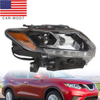 2014-2016 Nissan Rogue LED Headlight Chrome Passenger Right Side RH