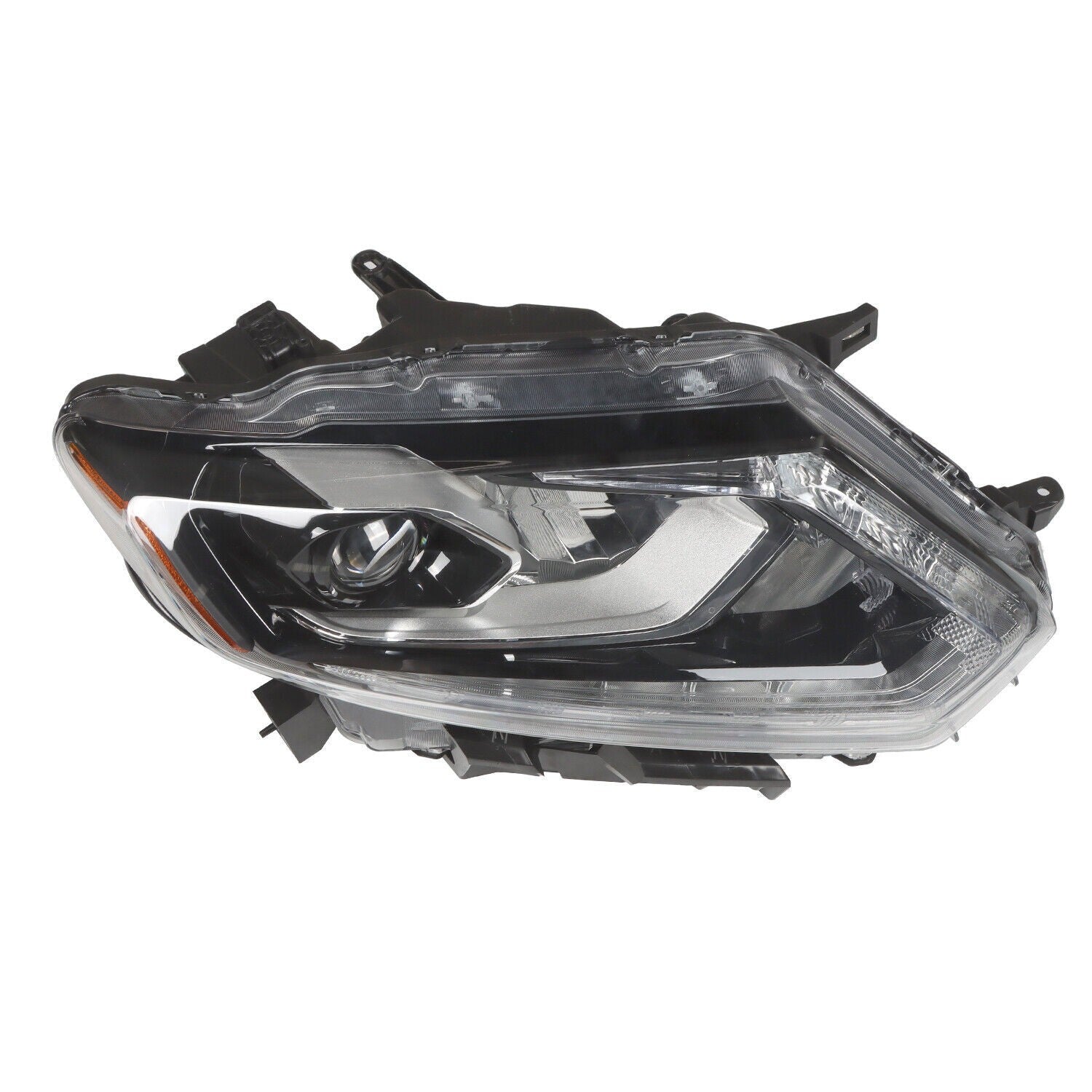 2014-2016 Nissan Rogue LED Headlight Chrome Passenger Right Side RH