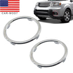 2012-2015 Honda Pilot Chrome Front Left & Right Fog Light Covers