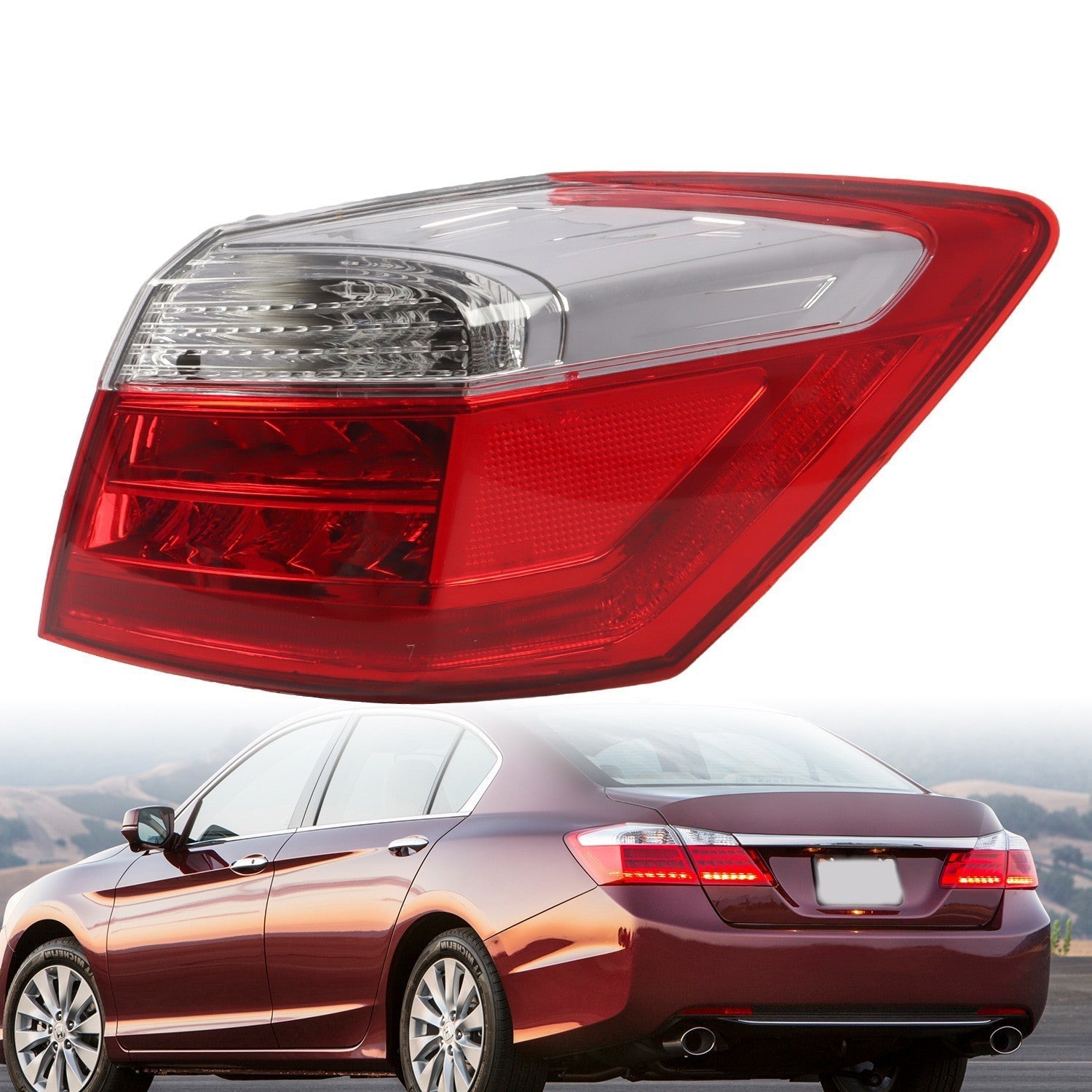 2013-15 Honda Accord EX-L Touring Right LED Tail Light 33500T2AA12