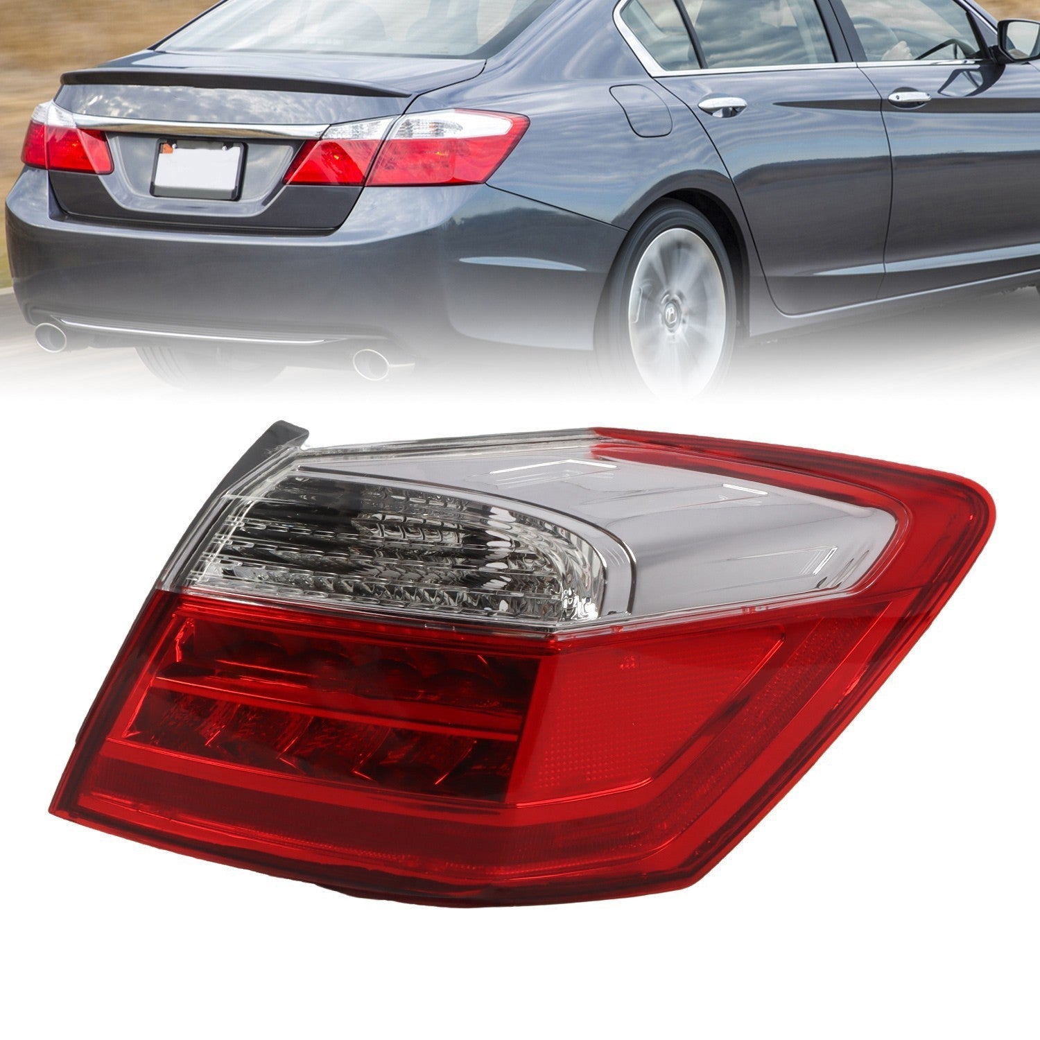 2013-15 Honda Accord EX-L Touring Right LED Tail Light 33500T2AA12