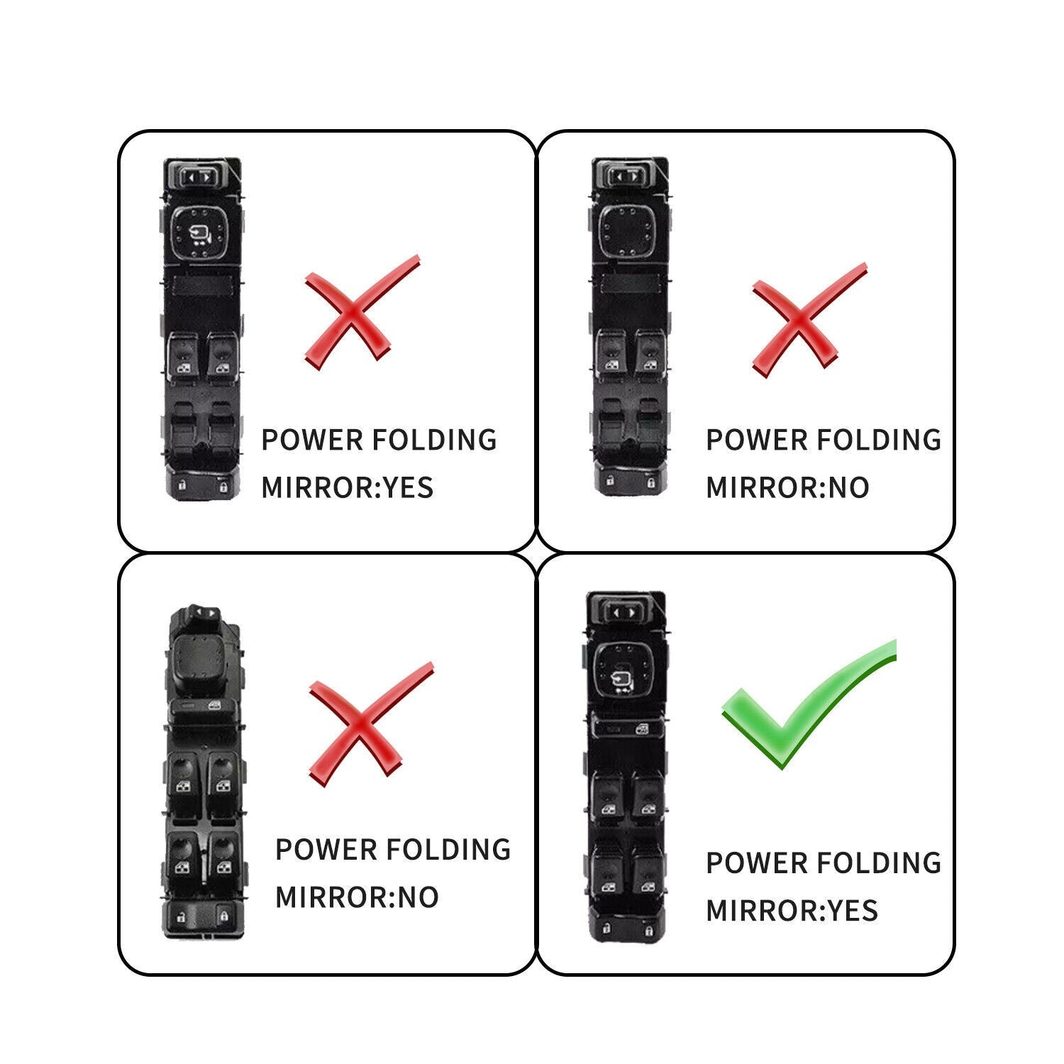 2003-2006 Chevy Silverado GMC Driver Left Power Window Master Switch