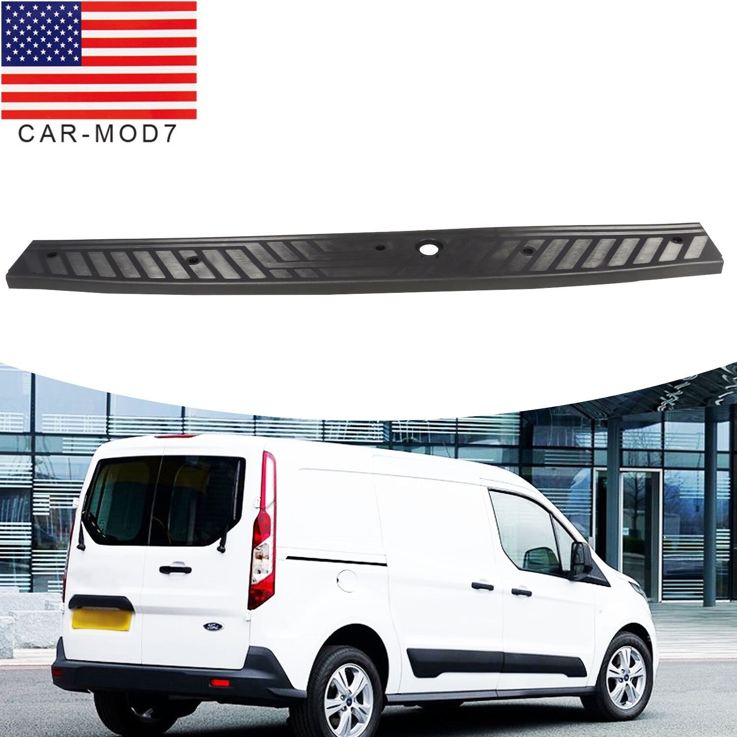 2015-23 Ford Transit 150-350 Rear Door Sill Trim Plate Step Pad Van Accessory
