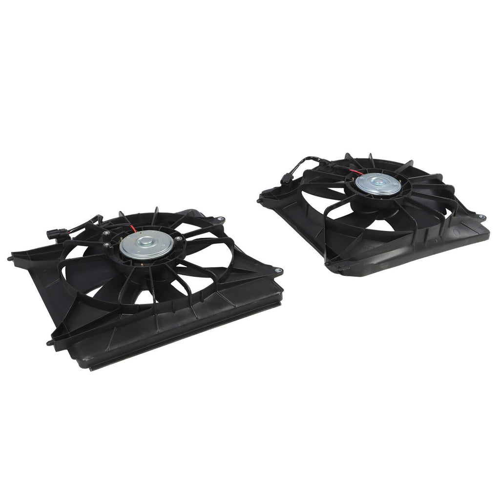 2013-2017 Honda Accord Radiator Cooling Fan Set w/ Blade Motor & Shroud 2Pcs