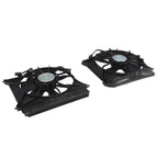 2013-2017 Honda Accord Radiator Cooling Fan Set w/ Blade Motor & Shroud 2Pcs
